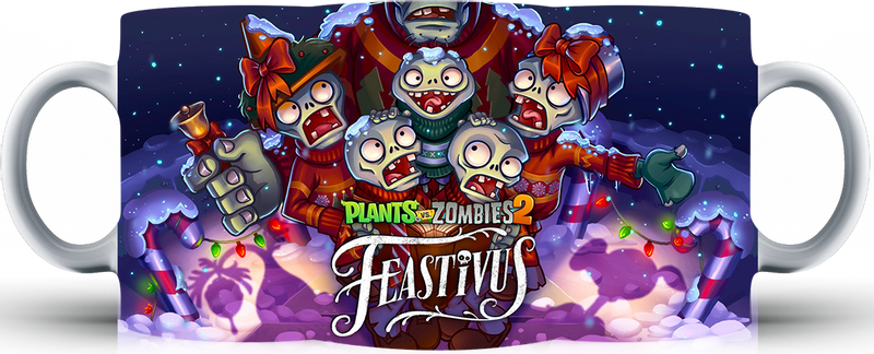 Kubek ceramiczny Plants vs Zombie zdjęcie 2