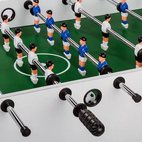 Piłkarzyki stołowe Belfast 121 x 101 x 79 cm - białe na Arena.pl