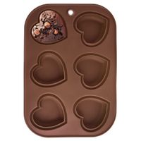 Forma Silikonowa na Muffinki Babeczki Serca do Pieczenia Ciasta Babeczek