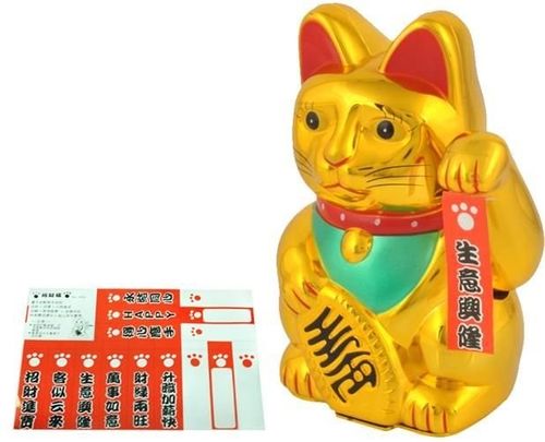 Kot chiński - złoty na Arena.pl