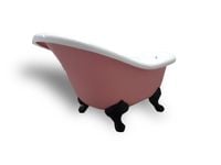 WANNA WOLNOSTOJĄCA RETRO  MIRIAM 160 CM -RÓŻOWA