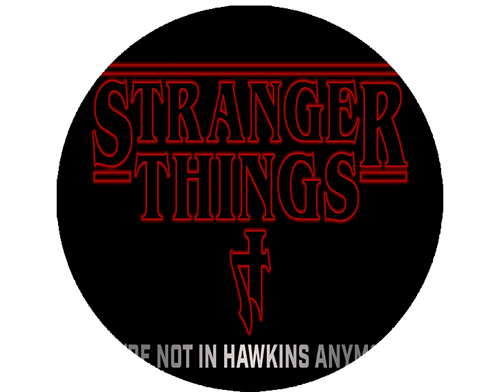 Opłatek na tort Stranger Things zdjęcie 1