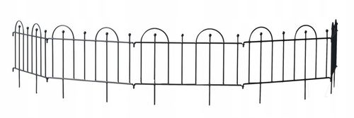 Metalowy płotek ogrodowy, pełny pręt fi 8, fi10, ogrodzeniowy, palisada P1 na Arena.pl