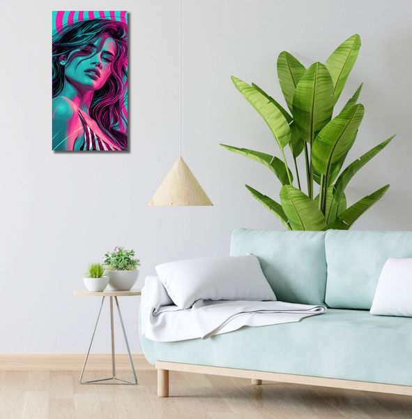 Obraz 30x60cm Neonowy Wzrok zdjęcie 2