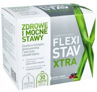 FlexiStav Xtra smak żurawina ZDROWE STAWY - 30 saszetek