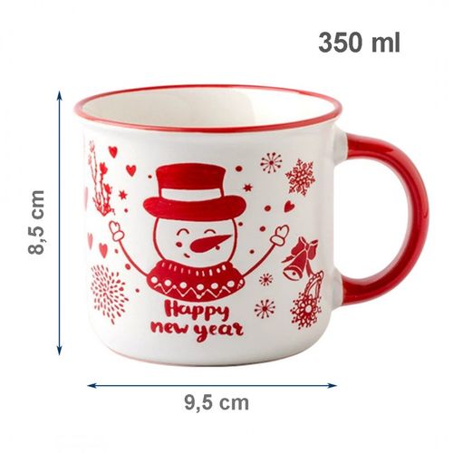 świąteczny kubek ceramiczny 350 ml + pudełko na prezent kb13 na Arena.pl