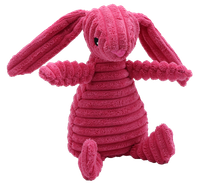 Zabawka dla psa pluszowa królik fuksja przytulanka z piszczałką 29cm