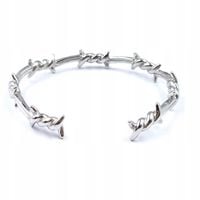 Bransoletka Ciernie Drut Kolczasty Cierpienie Moda Pasja Golgota Pokuta