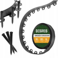 OBRZEŻE OGRODOWE TRAWNIKOWE 10M 6CM KOTWY GRATIS 1X10M