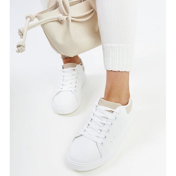 Białe trampki na platformie r.37 zdjęcie 3