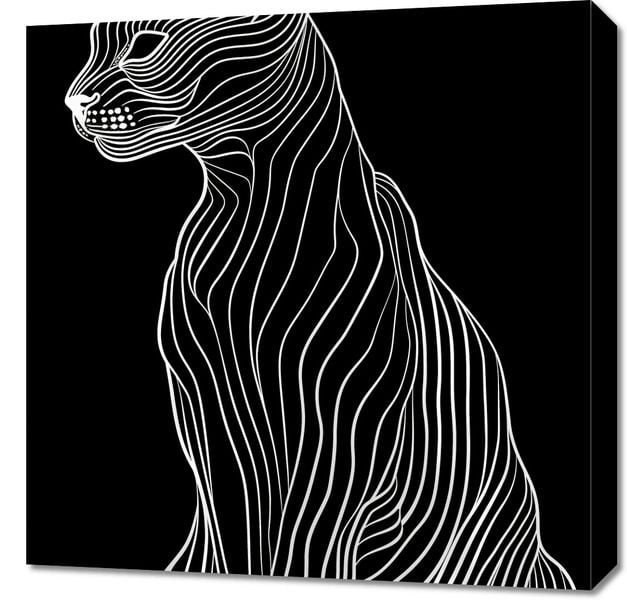 Obraz 60x60cm Minimalny Kontur zdjęcie 1