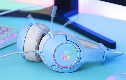 ONIKUMA GAMINGOWE SŁUCHAWKI PRZEWODOWE NAUSZNE K9 Z KOCIMI USZAMI 2,2M na Arena.pl