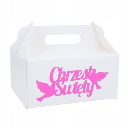 Pudełko Na Chrzest Święty Pudełka Na Ciasto Ozdoba na Arena.pl