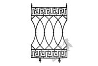 BALUSTRADA ŻELIWNA NR 30 BARIERKA NA BALKON TARAS