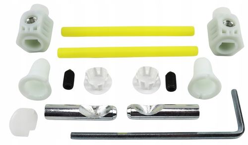 Zestaw mocowań ukrytego montażu do misek WC i bidetów wiszących - KOMPLET na Arena.pl