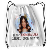 Plecak Dla Lary Sportowy Szkolny Worek Torba Z Nadrukiem Ze Zdjęciem