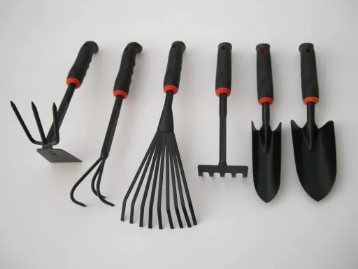 NARZĘDZIA OGRODOWE OGRODNICZE ZESTAW 6 SZTUK zdjęcie 3