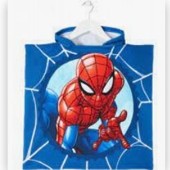 Ręcznik z kapturem SpiderMan plażowy ponczo poncho