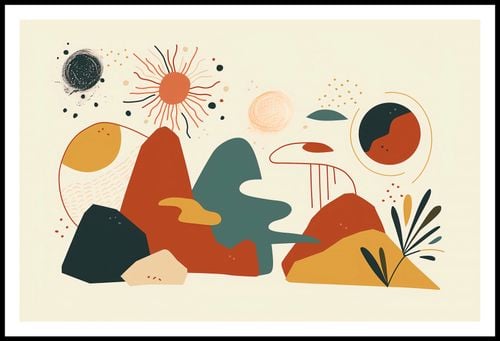 Plakat 91,5x60cm Kosmos Barw na Arena.pl