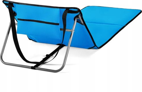 MATA PLAŻOWA Z OPARCIEM REGULOWANY LEŻAK PLAŻOWY SKŁADANY OUTTEC na Arena.pl