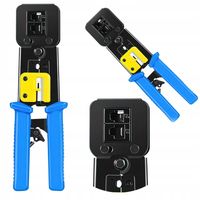 Zaciskarka przelotowa przelotowych wtyków rj45 8 biegunów KD10883