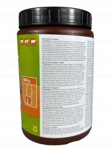 Dziegieć smoła bukowa do kopyt 1kg KERBL dla bydła na Arena.pl