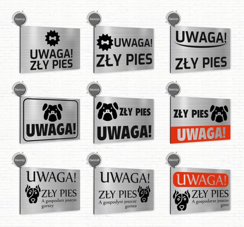 Tabliczka znak informacyjny 20x15 PARKING Nierdzewna SREBRNA Nadruk UV na Arena.pl