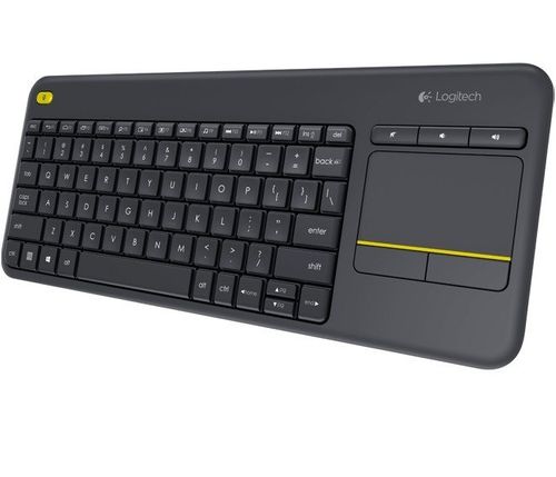 K400 Plus Wireless Touch Keyboard Czarna na Arena.pl