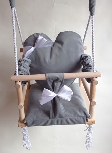 Huśtawka KRÓLIK 3w1 dzieci SZARY DOM pokój OGRÓD na Arena.pl