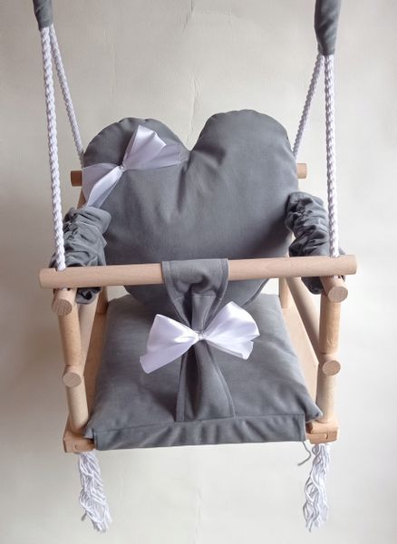 Huśtawka KRÓLIK 3w1 dzieci SZARY DOM pokój OGRÓD zdjęcie 6