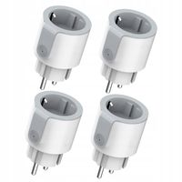 2 x Zestaw 4X SMART PLUG WIFI WATOMIERZ PROGRAMATOR CZASOWY GNIAZDO