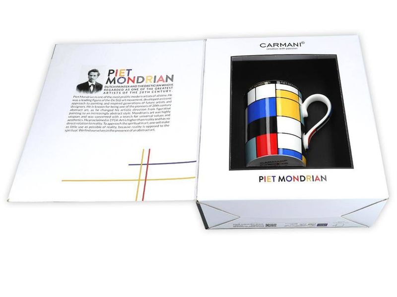 Kubek - P. Mondrian, Composition A (CARMANI) zdjęcie 3