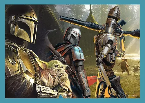 Puzzle 4W1. Star Wars Mandalorian na Arena.pl