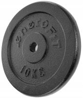 OBCIĄŻENIE ŻELIWNE 10 kg ENERO FIT 26,5mm TALERZ KRĄŻEK DO HANTLI SZTANGI