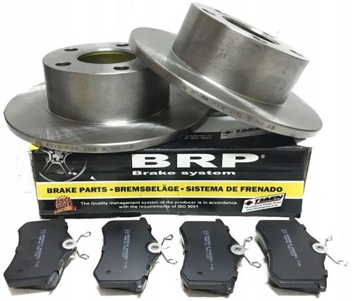 Tarcze Hamulcowe + Klocki TYŁ Audi A6 C5 VW Passat B5 B5 FL Skoda Superb I na Arena.pl