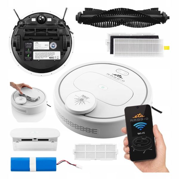Robot Sprzątający Odkurzacz Smart Laser Wi-Fi Eta zdjęcie 1