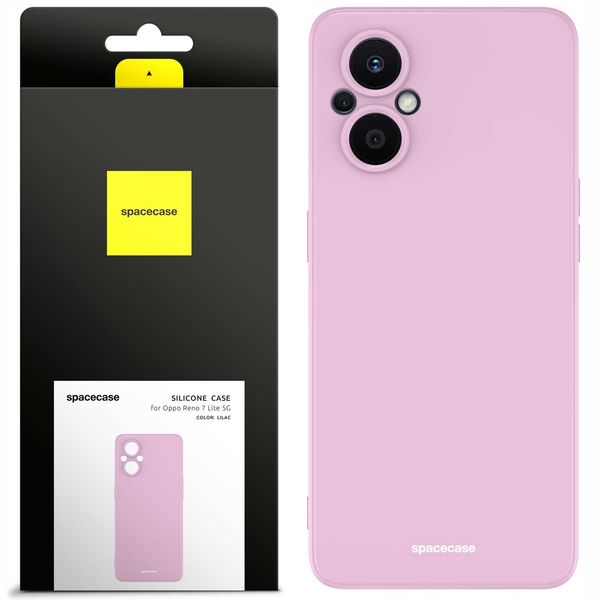 Spacecase Silicone Case Oppo Reno 7 Lite lilac zdjęcie 1