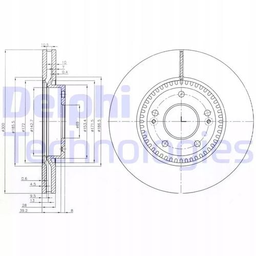 TARCZA HAM PRZOD 300X28 V na Arena.pl