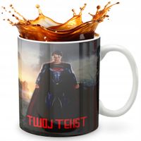 KUBEK 330ml GRAFIKA PREZENT ŚWIĘTA WZÓR FILM SUPER MAN KSIĘŻNICZKA IMIĘ