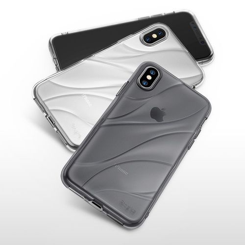 REARTH RINGKE FLOW Apple iPhone X - SMOKE BLACK na Arena.pl