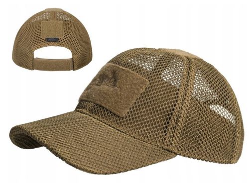 Czapka z Daszkiem Helikon Mesh Bejsbolówka Siatka Regulowana Brązowa Coyote na Arena.pl