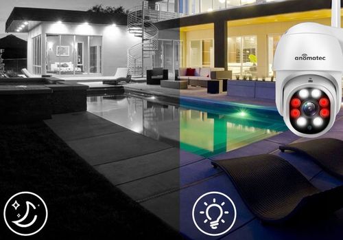 BEZPRZEWODOWA KAMERA OBROTOWA WIFI ZEWNĘTRZNA 4MPX DARMOWA APLIKACJA TUYA na Arena.pl