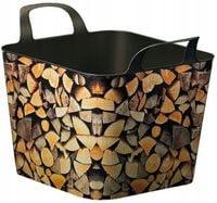 Stojak na drewno kominkowe Kosz na drewno drzewo do Kominka Torba 36L