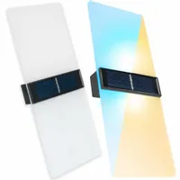 Lampka Solarna Elewacyjna LED IP65 Kinkiet Solarny na Ścianę Elewację