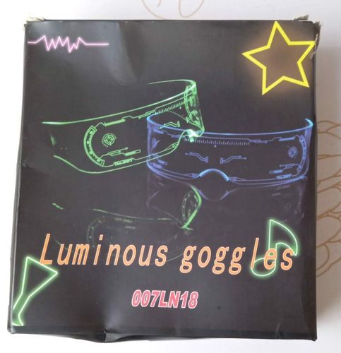 Gobesty akumulatorowe okulary LED świecące na Arena.pl