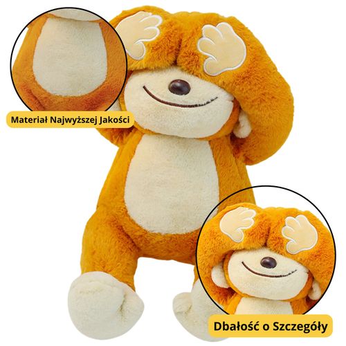 DLA DZIECI  MASKOTKA PRZYTULANKA MAŁPKA Z MAGNESAMI na Arena.pl
