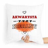 Prezent Poduszka Dla Akwarysty Akwariarza Z Nadrukiem Ze Zdjęciem