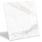 PŁYTKI PODŁOGOWE DO ŁAZIENKI SALONU I KUCHNI GRES BIAŁY MARMUR 60x60 POŁYSK