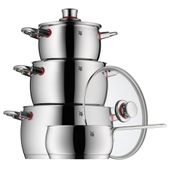 Zestaw garnków WMF stal nierdzewna 4 el.