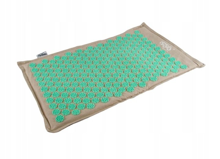 MATA DO AKUPRESURY Z KOLCAMI NATURALNA KOKOS GRYKA zdjęcie 6